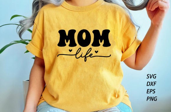 Mom Life Retro Mama Svg Graphics and Crafts